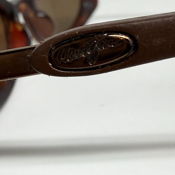 Maui Jim HANA MJ 124-10 Small Sunglasses Brown Tortoise Frames Vintage H20035 - Picture 7 of 8